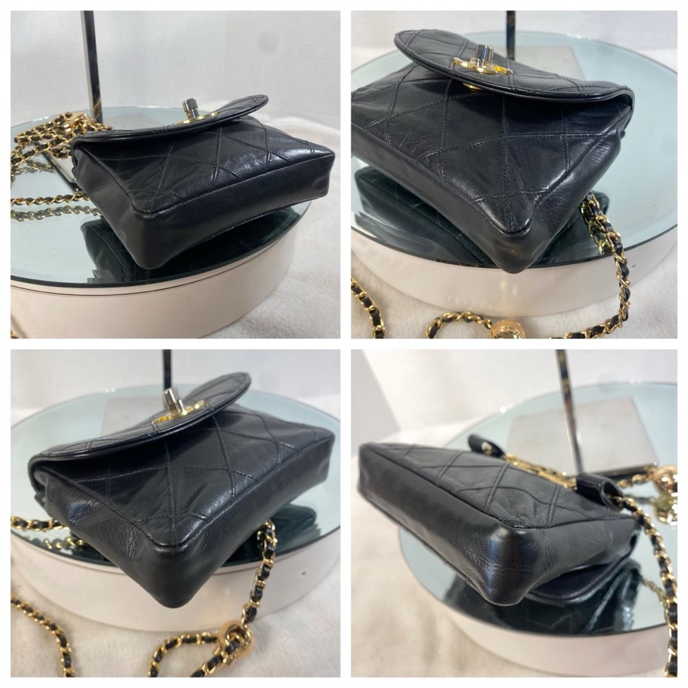 🔥CHANEL CC Lambskin Waistbag/ Crossbody Body Bag Black - Picture 4 of 13